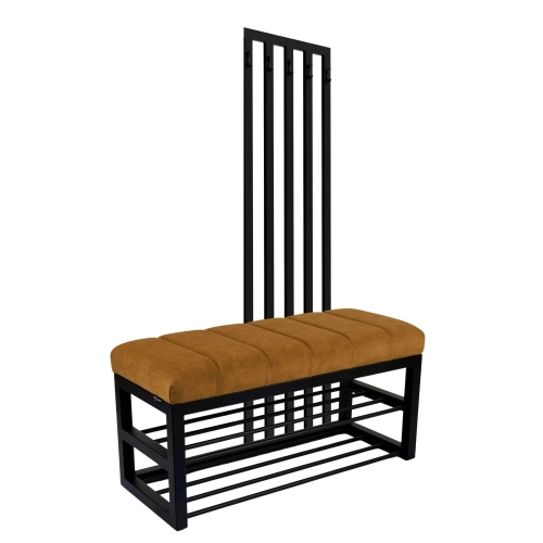 Ławka Tapicerowana Hold Me 09 z Wieszakiem - Styl Industrialny Model: LGM-414