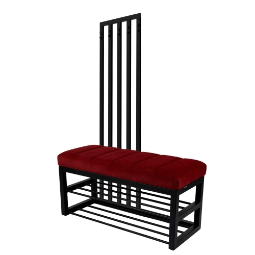 Ławka Tapicerowana Hold Me 31 z Wieszakiem - Styl Industrialny Model: LGM-414