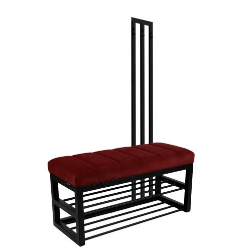 Ławka Tapicerowana Hold Me 31 z Wieszakiem - Styl Industrialny Model: LGM-414