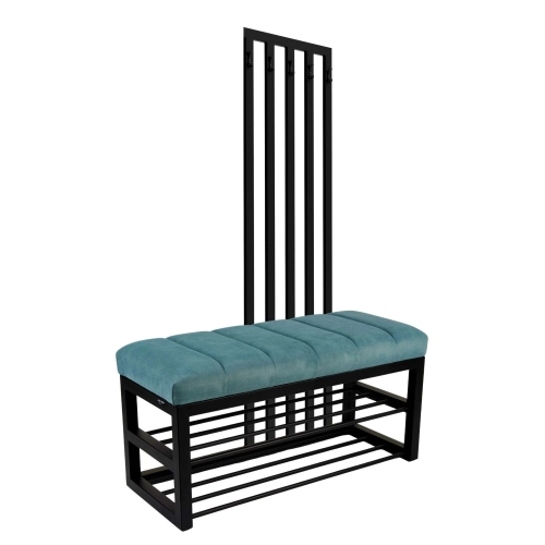 Ławka Tapicerowana Hold Me 19 z Wieszakiem - Styl Industrialny Model: LGM-414