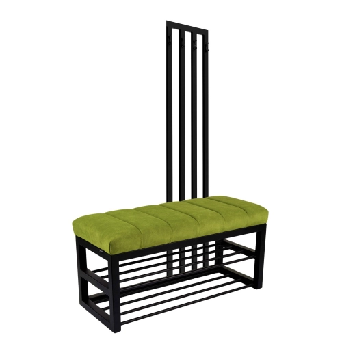 Ławka Tapicerowana Hold Me 14 z Wieszakiem - Styl Industrialny Model: LGM-414