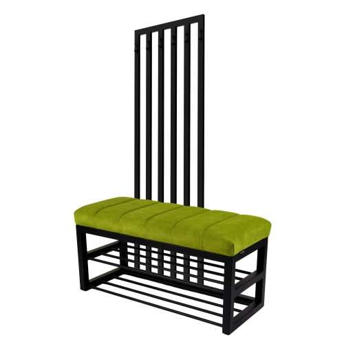 Ławka Tapicerowana Hold Me 14 z Wieszakiem - Styl Industrialny Model: LGM-414