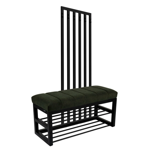 Ławka Tapicerowana Strong 09 z Wieszakiem - Styl Industrialny Model: LGM-414