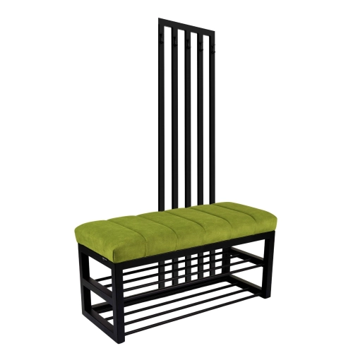 Ławka Tapicerowana Hold Me 14 z Wieszakiem - Styl Industrialny Model: LGM-414