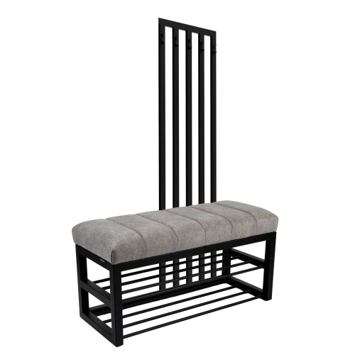 Ławka Tapicerowana Strong 14 z Wieszakiem - Styl Industrialny Model: LGM-414