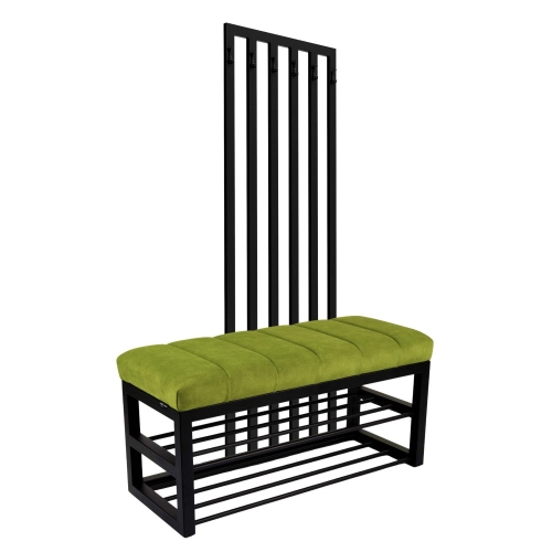 Ławka Tapicerowana Hold Me 14 z Wieszakiem - Styl Industrialny Model: LGM-414