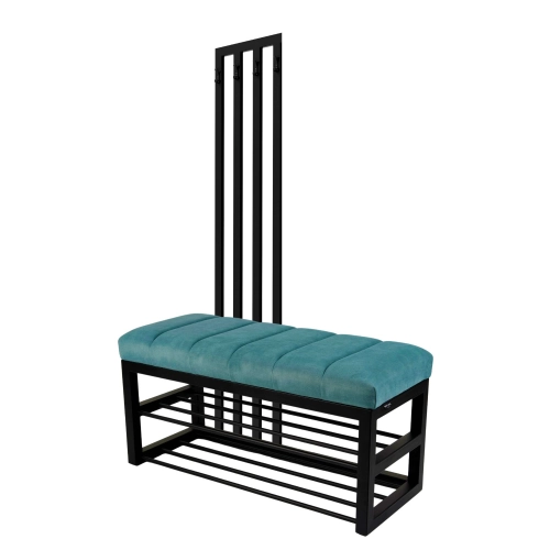 Ławka Tapicerowana Hold Me 19 z Wieszakiem - Styl Industrialny Model: LGM-414