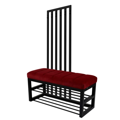 Ławka Tapicerowana Hold Me 31 z Wieszakiem - Styl Industrialny Model: LGM-414