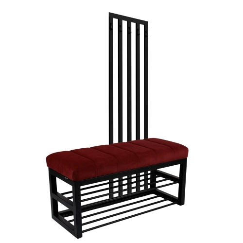 Ławka Tapicerowana Hold Me 31 z Wieszakiem - Styl Industrialny Model: LGM-414