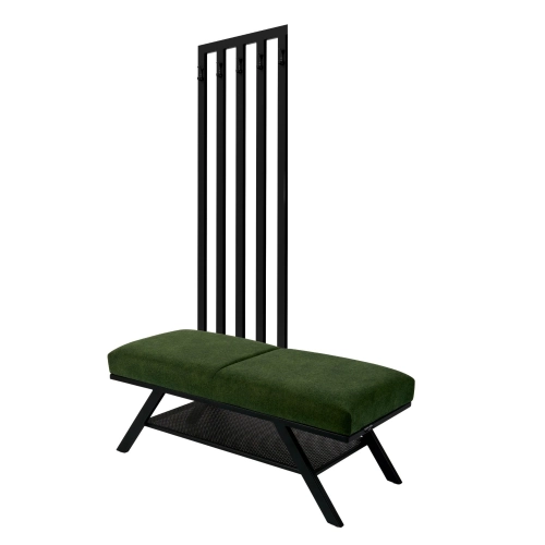 Ławka Tapicerowana Strong 09 z Wieszakiem - Styl Industrialny Model: LGM-550