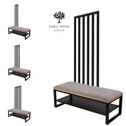 Ławka Tapicerowana Strong 14 z Wieszakiem