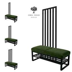 Ławka Tapicerowana Strong 09 z Wieszakiem