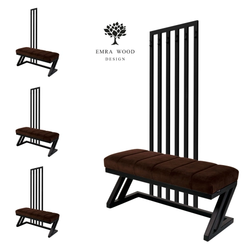 Ławka Tapicerowana Hold Me 06 z Wieszakiem