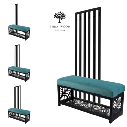 Ławka Tapicerowana Hold Me 19 z Wieszakiem