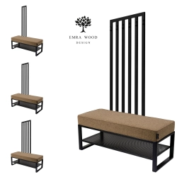 Ławka Tapicerowana Hamilton 2808 z Wieszakiem