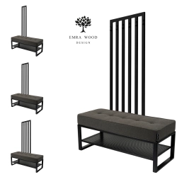 Ławka Pikowana Hamilton 2818 z Wieszakiem