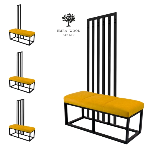 Ławka Tapicerowana Hold Me 12 z Wieszakiem