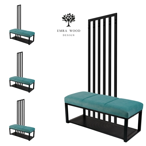 Ławka Tapicerowana Hold Me 19 z Wieszakiem