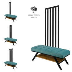 Ławka Tapicerowana Hold Me 19 z Wieszakiem