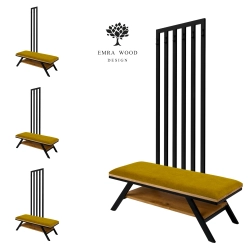 Ławka Tapicerowana Strong 07 z Wieszakiem