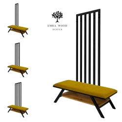 Ławka Tapicerowana Strong 07 z Wieszakiem