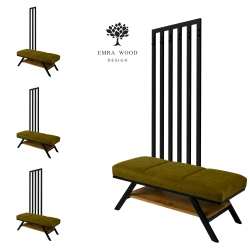 Ławka Tapicerowana Hold Me 15 z Wieszakiem