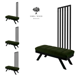 Ławka Tapicerowana Strong 09 z Wieszakiem