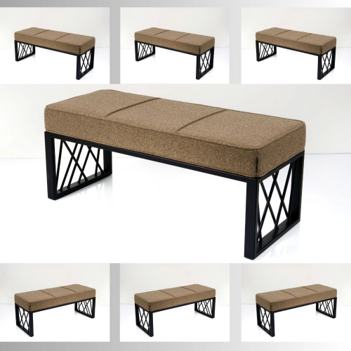 Ławka Tapicerowana Industrialna Hamilton 2808 LGM-417 Rozmiary od 45 cm do 200 cm