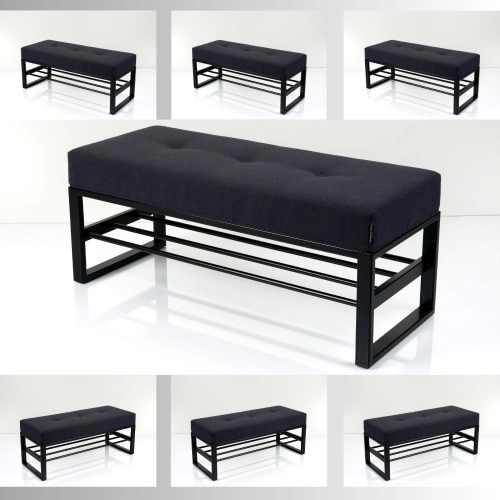 Ławka Tapicerowana Industrialna Hamilton 2817 LGM-428 Rozmiary od 45 cm do 200 cm