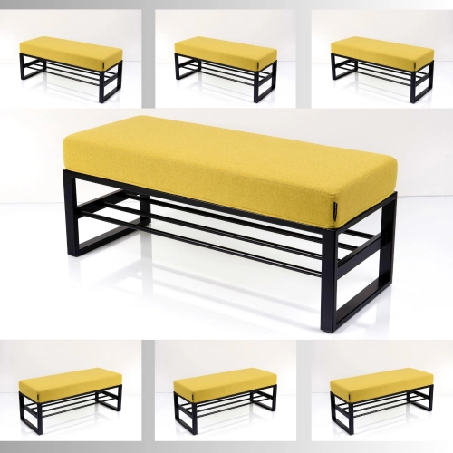 Ławka Tapicerowana Industrialna Hamilton 2819 LGM-432 Rozmiary od 45 cm do 200 cm