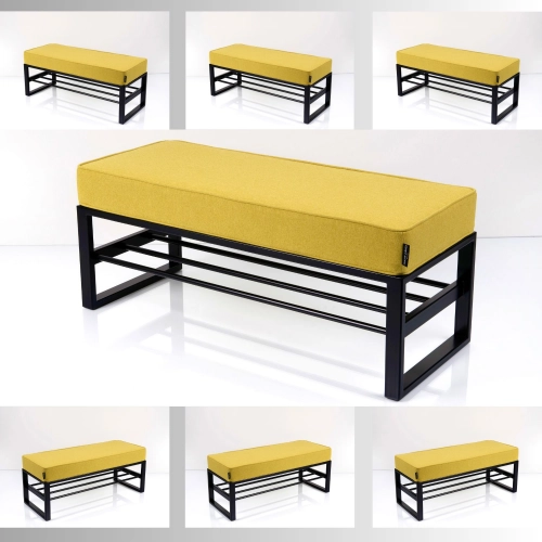 Ławka Tapicerowana Industrialna Hamilton 2819 LGM-433 Rozmiary od 45 cm do 200 cm