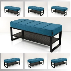 Ławka Tapicerowana Industrialna Hamilton 2811 LGM-434 Rozmiary od 45 cm do 200 cm