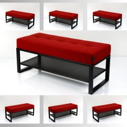 Ławka Tapicerowana Industrialna Hamilton 2816 LGM-435 Rozmiary od 45 cm do 200 cm