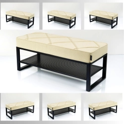 Ławka Tapicerowana Industrialna Hamilton 2802 LGM-437 Rozmiary od 45 cm do 200 cm