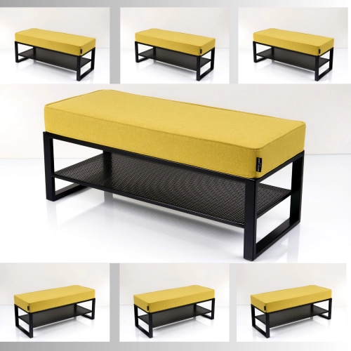 Ławka Tapicerowana Industrialna Hamilton 2819 LGM-439 Rozmiary od 45 cm do 200 cm