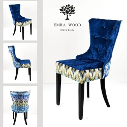 Krzesło DELUXE KR-80 Blue