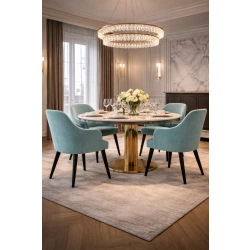 Krzesło tapicerowane DELUXE KR-9 Tkanina Hold Me 19