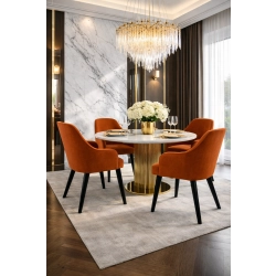 Krzesło tapicerowane DELUXE KR-9 Tkanina Hold Me 10