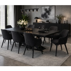 Krzesło tapicerowane DELUXE KR-9 Tkanina Hold Me 35