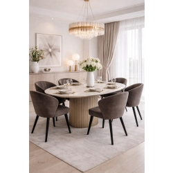 Krzesło tapicerowane  DELUXE KR-8 Tkanina Piano 05