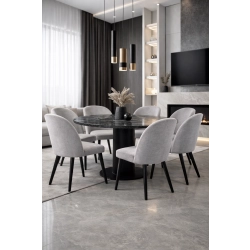 Krzesło tapicerowane  DELUXE KR-2 Tkanina HOLD ME 34