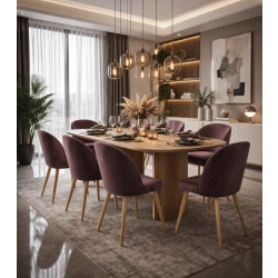 Krzesło tapicerowane DELUXE KR-2 Tkanina Piano 18