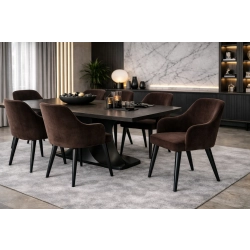 Krzesło tapicerowane DELUXE KR-9 Tkanina Hold Me 06