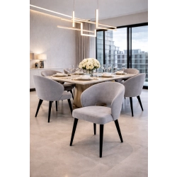 Krzesło tapicerowane DELUXE KR-8 Tkanina HOLD ME 32