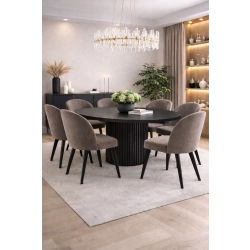 Krzesło tapicerowane DELUXE KR-2 Tkanina Hold Me 03