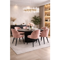 Krzesło tapicerowane DELUXE KR-2 Tkanina Miu 2034