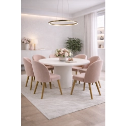 Krzesło tapicerowane DELUXE KR-2 Tkanina Piano 22