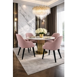 Krzesło tapicerowane  DELUXE KR-9 Tkanina Hold Me 24