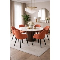 Krzesło tapicerowane DELUXE KR-9 Tkanina Hold Me 29