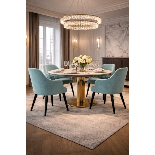 Krzesło tapicerowane DELUXE KR-9 Tkanina Hold Me 19